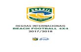 REGRAS INTERNACIONAIS 2017/2018 - Flag Football Brasil · 2018. 9. 13. · 4 | REGRAS INTERNACIONAIS DE FLAG FOOTBALL 2017 REGRA 1 | JOGO, CAMPO, BOLA E EQUIPAMENTOS ESPECIFICAÇÕES