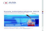New Essais interlaboratoires 2016 - Ringversuche · 2020. 8. 28. · 7 AD automates de différenciation 7 AK produits pharmaceutiques 8 AM ammoniac 8 BG gaz sanguins 8 BI bilirubine