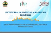 STATISTIK REALISASI INVESTASI JAWA TENGAH TAHUN 2019web.dpmptsp.jatengprov.go.id/packages/upload/portal... · Posisi Jawa Tengah dalam Realisasi Investasi, 2019 No Lokasi Investasi