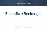 Filosofia e Sociologia - WordPress.com · 2017. 7. 9. · Origens da sociologia Na Idade Média, a reflexão teórica sobre a sociedade se deu entre pensadores ligados à Igreja Católica.