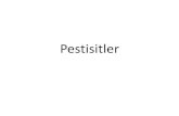 Pestisitler - Ankara Üniversitesi...karbaril (sevin) en çok zehirlenmeye neden olan bileşiklerdir. Zehirlenme belirtileri •Karbamat grubu insektisitlerle zehirlenme semptomları,