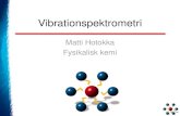 New Matti Hotokka Fysikalisk kemi - Åbo Akademiusers.abo.fi/mhotokka/mhotokka/gms/gms_vib2.pdf · 2014. 8. 21. · Energi Potentialenergi Kinetisk energi Total energi E T V Potentialenergin