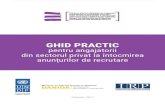GHID PRACTIC - angajat.md practic pentru... · GHID PRACTIC 5 INTRODUCERE Prezentul document este un ghid practic la întocmirea anunțurilor de angajare. Acesta este destinat angajatorilor