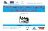 Systémová podpora logistiky ve Škoda Auto a.s.educom.tul.cz/educom/inovace/LOG/VY_03_05... · e–mail: Jiri.Macenka@skoda-auto.cz Systémová podpora logistiky ve Škoda auto