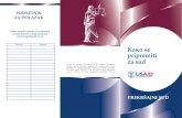 Kako se pripremiti za sudbp.pk.sud.rs/documents/kako-se-pripremiti-za-sud-lat.pdf · stavove USAID-a ili Vlade Sjedinjenih Američkih Država. PODSETNIK ZA DOLAZAK Tabelu možete