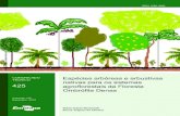 Espécies arbóreas e arbustivas nativas para os sistemas ...ainfo.cnptia.embrapa.br/digital/bitstream/item/190567/1/...Espécies arbóreas e arbustivas nativas para os sistemas agroflorestais