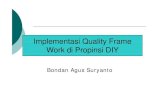 Implementasi Quality FrameImplementasi Quality Frame Work ...mutupelayanankesehatan.net/images/Forum_Mutu/Tahun...Akreditasi Pengobatan, Efektivitas, % sarana kesehatan yang Lembaga