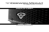 MANUAL DE LA SERIE P - Cerwin-Vega · Cerwin-Vega declara bajo su responsabilidad exclusiva que este producto, al cual se refiere esta declaración, se encuentra en conformidad con
