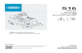 S16 Manual del operario - assets.tennantco.com...Manual del operario 9045335 Rev. 00 (10-2020) *9045335* Europa ... B. Pedal de acelerador C. Pedal de separación de residuos de gran