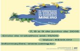 IV Congresso de Ecologia do Sudoeste Mineiro · 2016. 5. 14. · Dr. Artur Maia – UFPE/Recife 10:30 – 10:50 Coffee Break Coffee Break Coffee Break 10:50 – 12:00 Saneamento Básico: