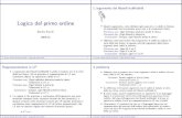 Logica del primo ordine - DISI, University of Trentodisi.unitn.it/.../Courses/LoLa/Papers/LogicaPrimoOrdine.pdfLogica del primo ordine Sandro Zucchi 2009-10 S. Zucchi: Metodi formali