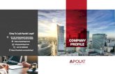 COMPANY PROFILE - Apolat Legal · Hơn nữa, APOLAT LEGAL hỗ trợ các nhà đầu tư hoạch địch tình trạng tài chính của họ từ góc độ thuế. Mục tiêu