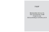 MAQUINA DE ALTA VELOCIDADE COM PONTO DE SEGURANÇA …suporte.silmaq.com.br/Siruba/Manuais (Portugues)1/Manual Siruba 7… · alimentação posterior composto com ponto de segurança