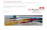 Erfurt.de - IT-Statusbericht 2017 der Datenverarbeitung und ...IT-Statusbericht 2017 3 Realisierter Entwicklungsstand beim Ausbau der informationstechnischen Infrastruktur in der Landeshauptstadt
