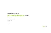 Metsä Group Puolivuosikatsaus 2017 · 103 107 128 119 70 160 103 84 118 154 142 128 107 119 107 110 131 122 0 20 40 60 80 100 120 140 160 180 ... QI–II/2013 QI–II/2014 QI–II/2015