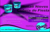 Rosati Nieves Cubeta de Fiesta · Rosati Nieves Cubeta de Fiesta 4 Liter Rosati Ice Cubeta de Fiesta UPC Master Case UPC Chamoyada 0-77222-37006-8 Mango 0-77222-37002-0 0-77222-37004-4
