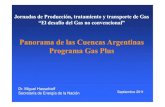 Panorama de las Cuencas Argentinas Programa Gas Plus · 7.Distribucion por tipo de ProyectoDistribucion por tipo de Proyecto 8.Matriz EnergéticaMatriz Energética ... Cuencas Argentinas