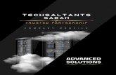 ADVANCED · 4 | techsaltants sabah sdn. bhd. | company profile techsaltants sabah sdn. bhd. | company profile | enterprise solutions network 1 infrastructure network security 2