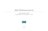 4th Dimension はじめよう4Dftp.4d-japan.com/REFERENCE/65/4D - 4DServer/Discover4D_65...はじめに はじめに 7 4th Dimensionへようこそ。1980年代の半ばに紹介されて以来、4Dは、そのパワー、エレガンスおよび手軽さのため