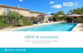 Affitti di successo - Interhome · 2020. 2. 26. · Interhome è il più grande fornitore di case vacanza in Europa, con oltre 80 uffici ... e-mail e offerte su misura per rimanere