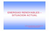 ENERGIAS RENOVABLES – SITUACION ACTUAL · 2007. 11. 20. · SITUACION ACTUAL DIRECCION NACIONAL DE PROMOCION ENERGIAS RENOVABLES. SITUACION MUNDIAL. ... SISTEMA DE TRANSMISION EN