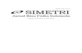 ISSN: 2301-7112 SIMETRI - Universitas Lampungrepository.lppm.unila.ac.id/6189/1/j-simetri-v2-no3-2016-lengkap.pdf · Jurnal Ilmu Fisika Indonesia SIMETRI Volume 2 Nomor 3 Mei 2016