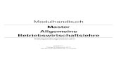Modulhandbuch Master Allgemeine Betriebswirtschaftslehre · 2013. 9. 11. · Name des Moduls/Fachs Inhaltsverzeichnis 1.FS P V P S P 3.FS VS VS V P S S 7.FS S 6.FS S 2.FS P V P 4.FS