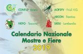 Calendario Nazionale Mostre e Fiere 2019 - CPA...Gilberto Conci Via Roma 104 - 31010 Godega di Sant’Urbano (TV) Tel. +39 0438 38122 r.a. / +39 0438 38672 - Fax +39 0438 433901 info@hotelristoranteprimavera.it