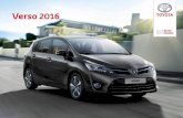 Verso 2016 - Toyota Belgium | Altijd beter, altijd verder · — Allure Pack: 17" lichtmetalen velgen + Toyota Skyview panoramisch dak* * bandenherstelkit met Allure Pack 9. SPECIFICATIES