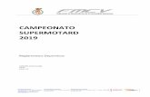 CAMPEONATO SUPERMOTARD 2019...04.02 Competiciones Suplementarias El programa de una Competición puntuable para el Campeonato Autonómico Comunidad Valenciana de Supermotard , puede