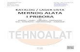 KATALOG / LAGER LISTA MERNOG ALATA I PRIBORA · 2016. 7. 6. · - automatska kontrola osvetljenja (LED osvetljenje) - automatsko višestruko merenje po šablonu (za Vikers, Mikro-Vikers,