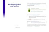 Mathématiques Mathématiques appliquées Code ...Mathématiques appliquées Luc De Mey Année 2016-2017 Ce syllabus est un support pour le cours de mathématiques appliquées destiné