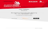 CNC FRÄSEN - WKO.at · CNC FRÄSEN . CNC Milling (Einzelbewerb) Berufsinformationsmesse Salzburg . 19. – 22. November 2020 . 46. WorldSkills 2021, Shanghai/V.R. China . 8.