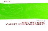 솔루션 개요 RSA ARCHER AUDIT MANAGEMENT€¦ · 5 솔루션 개요 감사 계획 및 품질 RSA Archer Audit Planning & Quality는 내부 감사 팀이 위험을 기반으로