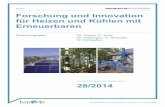 28/2014 Forschung und Innovation für Heizen und Kühlen mit ... · programs to define main research and innovation topics for renewable heating and cooling within these programs.