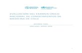 EVALUACIÓN DEL EXAMEN ÚNICO NACIONAL DE CONOCIMIENTOS DE ...regionalsantiago.cl/wp-content/uploads/2018/03/EUNACOM-Informe-… · Eje 1 – Coherencia de las preguntas con el perfil