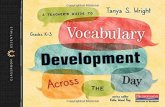 BEST BOOK A Teacher s Guide to Vocabulary Development Across the Day The Classroom