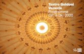 Teatro Goldoni Venezia Programma Ott → Dic 2020 · 2020. 10. 14. · Teatro Stabile di Bolzano, Teatro Stabile di Torino – Teatro Nazionale durata da definire Rocco Papaleo Peachum