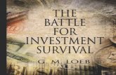 BEST BOOK The Battle For Investment Survival: How To Make Profits