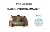 FORMATION RADIO- PROGRAMMABLE 2013 - Freeamclecreusot.free.fr/Formation/2013/Diaporama.pdf · perpendiculaire au bras de servo ou au guignol du volet (risque de débattements dissymétriques).