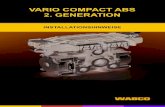 VARIO COMPACT ABS 2. GENERATION...5 Installation des Vario Compact ABS 2. Generation 25 5.1 Allgemeines 25 5.2 Installation der Premium-Version 25 5.3 Installation der Standard-Version