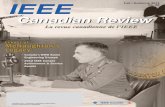 IEEE Fall / Automne 2012 No. 69canrev.ieee.ca/en/cr69/IEEECanadianReview_no69.pdfIEEE Canadian Review — Fall / Automne 2012 3 ’aimerais commencer mon premier édi-torial en remerciant