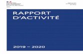 RAPPORT D’ACTIVITÉ - economie.gouv.fr...Industrie 60 Services et finance 72 Transports 86 Annexes Annexe 1 : Participations directes de l’État 100 Annexe 2 : Gouvernance 102
