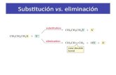 Subs%tución+vs.+eliminación+depa.fquim.unam.mx/amyd/archivero/ELIMINACION_24833.pdfCH3C—CCH3 2,3-dimethyl- 2-butene More substituted product 79% CH3CHC=CH2 2,3-dimethyl- 1 -butene