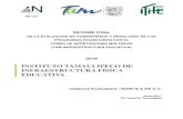 INSTITUTO TAMAULIPECO DE INFRAESTRUCTURA ......Instancia Evaluadora : NAWI S.A DE C.V. Junio 2017 Cd. Victoria, Tamaulipas 1 RESUMEN EJECUTIVO El presente documento es un informe de