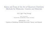 Basics and State of the Art of Quantum-Chemistry Methods ......Basics and State of the Art of Quantum-Chemistry Methods for Molecules, Clusters and Materials 张颖(Igor Ying Zhang)