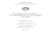 Fronteiras Prosódicas e Desambiguação no Português Europeu...Prosódia no acesso lexical e na análise sintáctica de frases ambíguas em várias línguas (Kjelgaard & Speer, 1999;