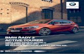 BMW ŘADY 2 ACTIVE TOURER - CarTec Group...BMW ŘADY 2 ACTIVE TOURER CENA ZÁKLADNÍHO MODELU OD 524 298 KČ BEZ DPH SE SERVICE INCLUSIVE – 5 LET / 100 000 KM. Radost z jízdy 2