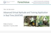 P IRK JAEGER Advanced Virtual Aptitude and Training ......AVATAR –Project objectives • Reduce training and skills demands on new operators while reducing workload on skilled operators