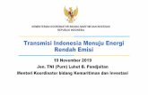 REPUBLIK INDONESIA KEMENTERIAN KOORDINATOR BIDANG …iesr.or.id/wp-content/uploads/2019/11/LBP_Energi_Rendah_Emisi_19… · Menteri Koordinator bidang Kemaritiman dan Investasi. Agenda